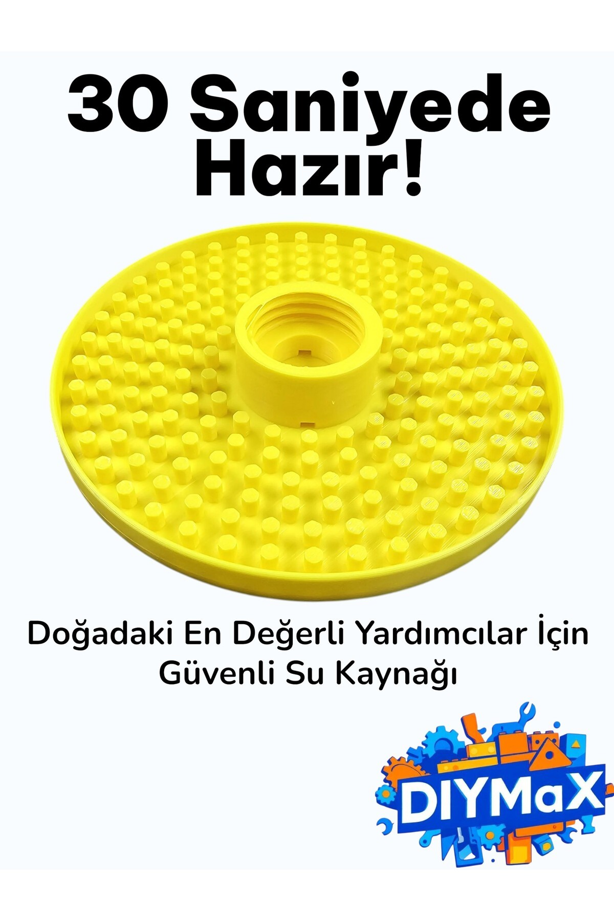 Arı Suluğu | PET Şişe Uyumlu Güvenli Arı Su Verici - Kaymaz Konma Yüzeyi