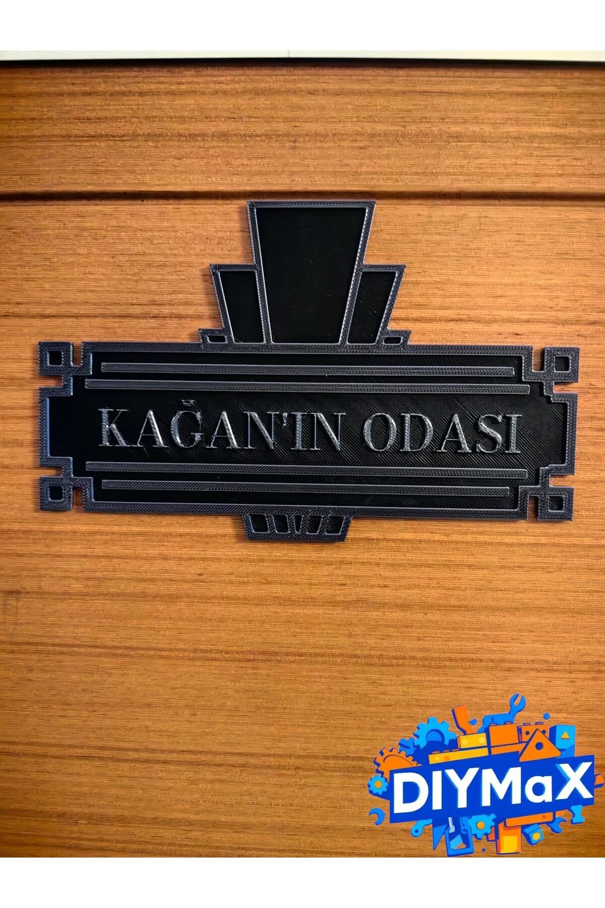 Kişiye Özel İsim Yazılı Dekoratif Kapı Tabelası | Duvar Süsü | Renk Seçimi ve Metin Size Özel