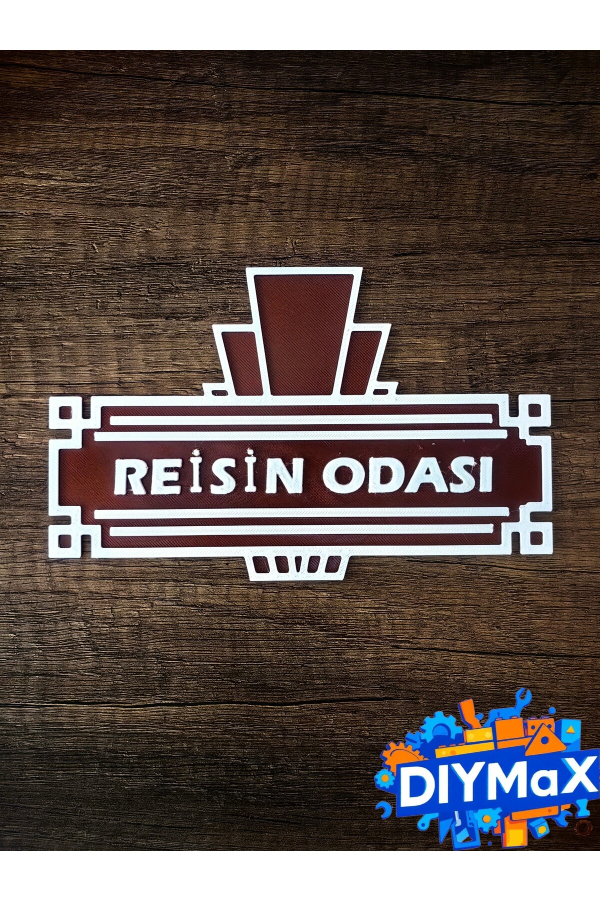 Kişiye Özel İsim Yazılı Dekoratif Kapı Tabelası | Duvar Süsü | Renk Seçimi ve Metin Size Özel