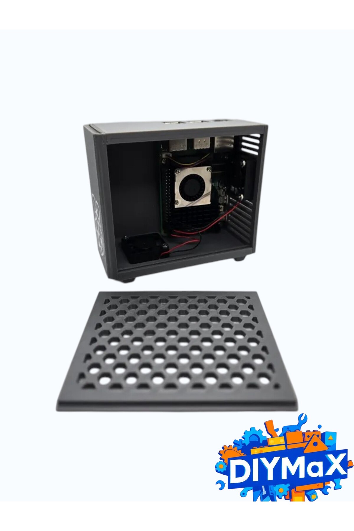 Şıklık ve Maksimum Soğutma | NR200P Tasarımlı Raspberry Pi 4 Kasası | Fan Yuvalı Mini