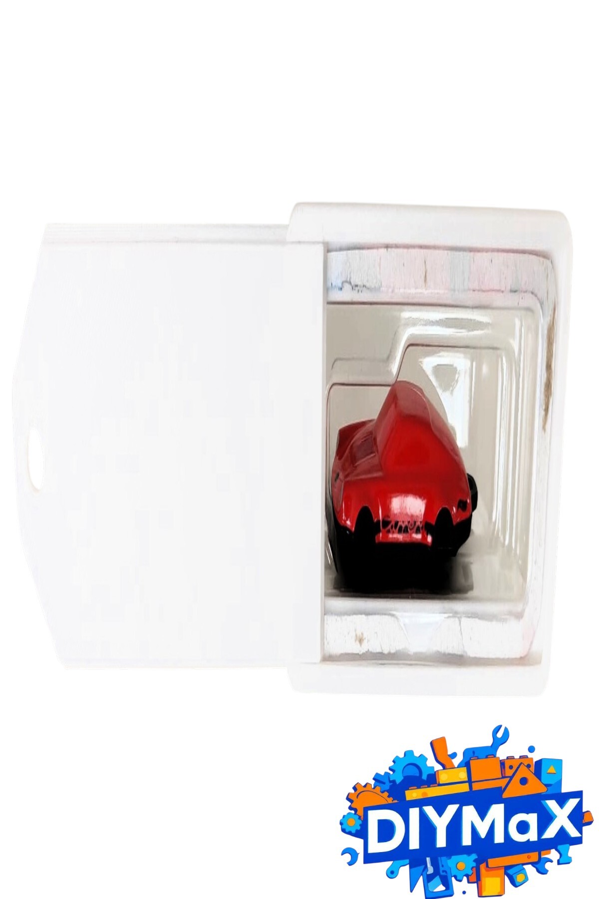 Die-Cast Araba Anahtarlık Vitrini 1:64 Model Araba Sergileme Kutusu Slayt Kapaklı Koleksiyon Standı