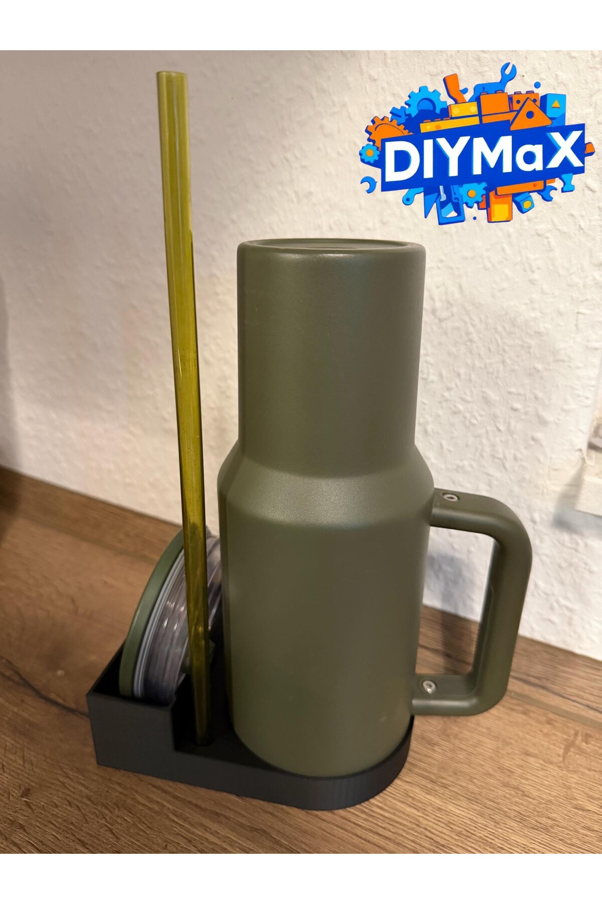 Termos Kurutma Standı 40oz 30oz Bardak Pipet ve Kapak Tutucu Organizer
