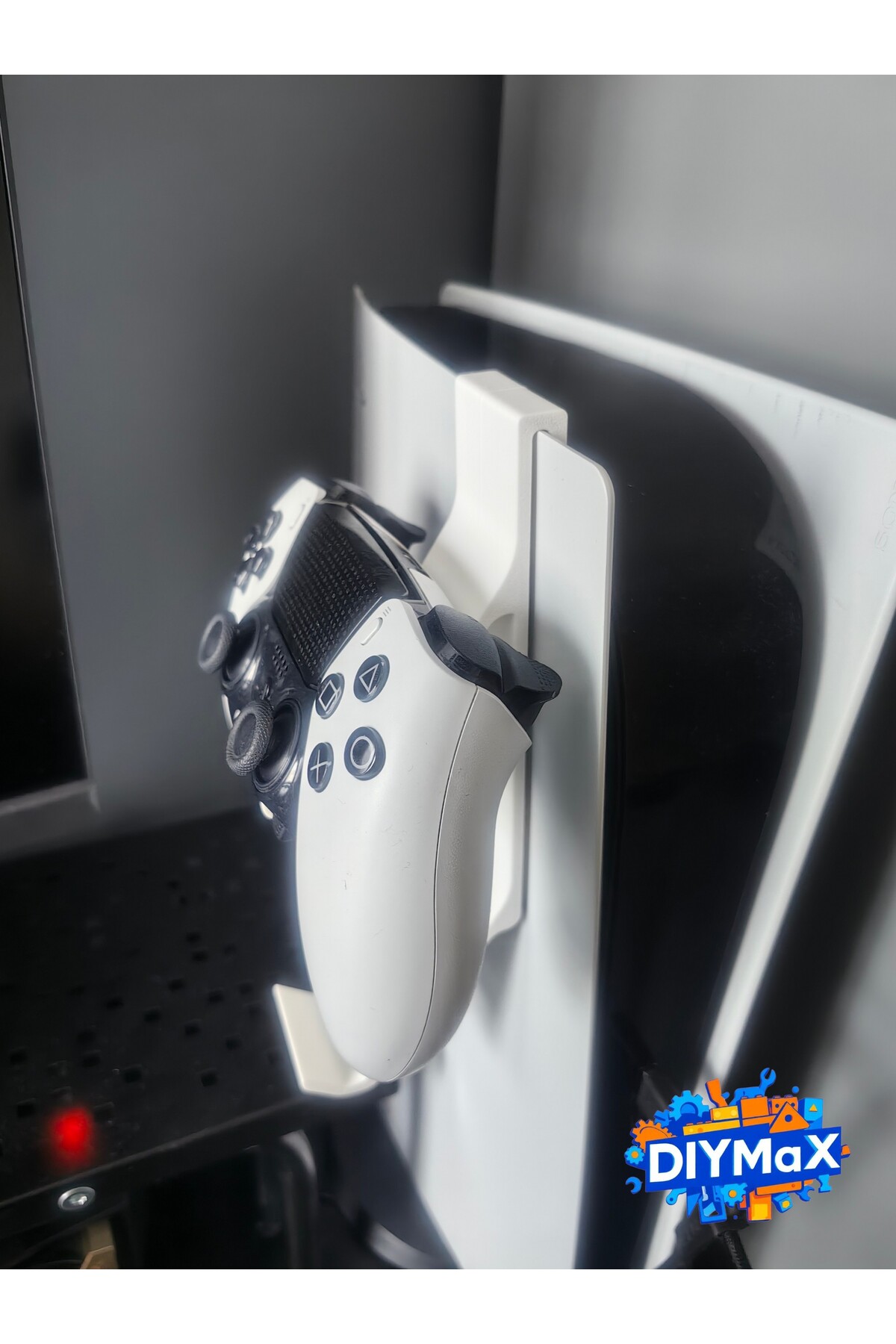 PS5 Kol Askı Aparatı – 2’li Controller Tutucu Clip, PlayStation 5 Yan Montaj Standı
