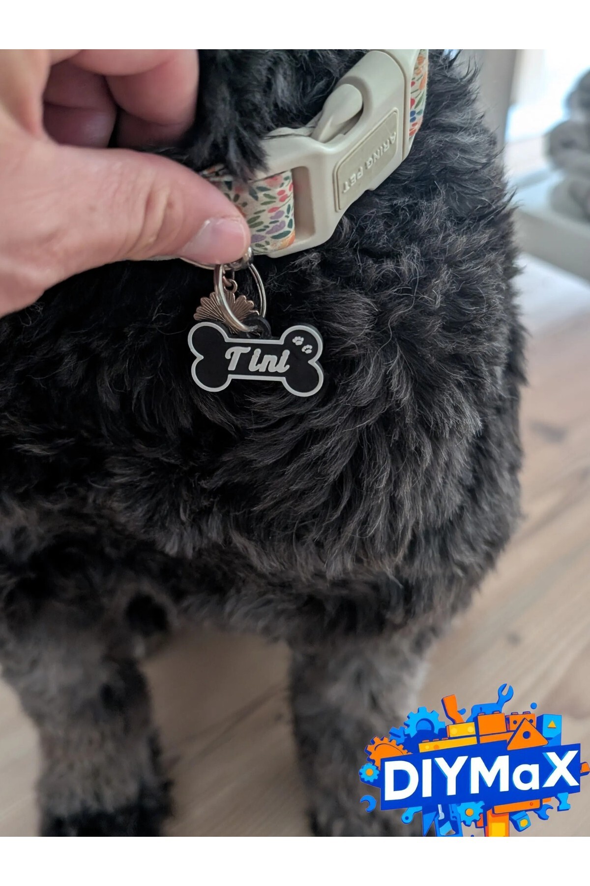 Kişiye Özel Köpek Künyesi İsimli Tasma Plakası Anahtarlık35mm