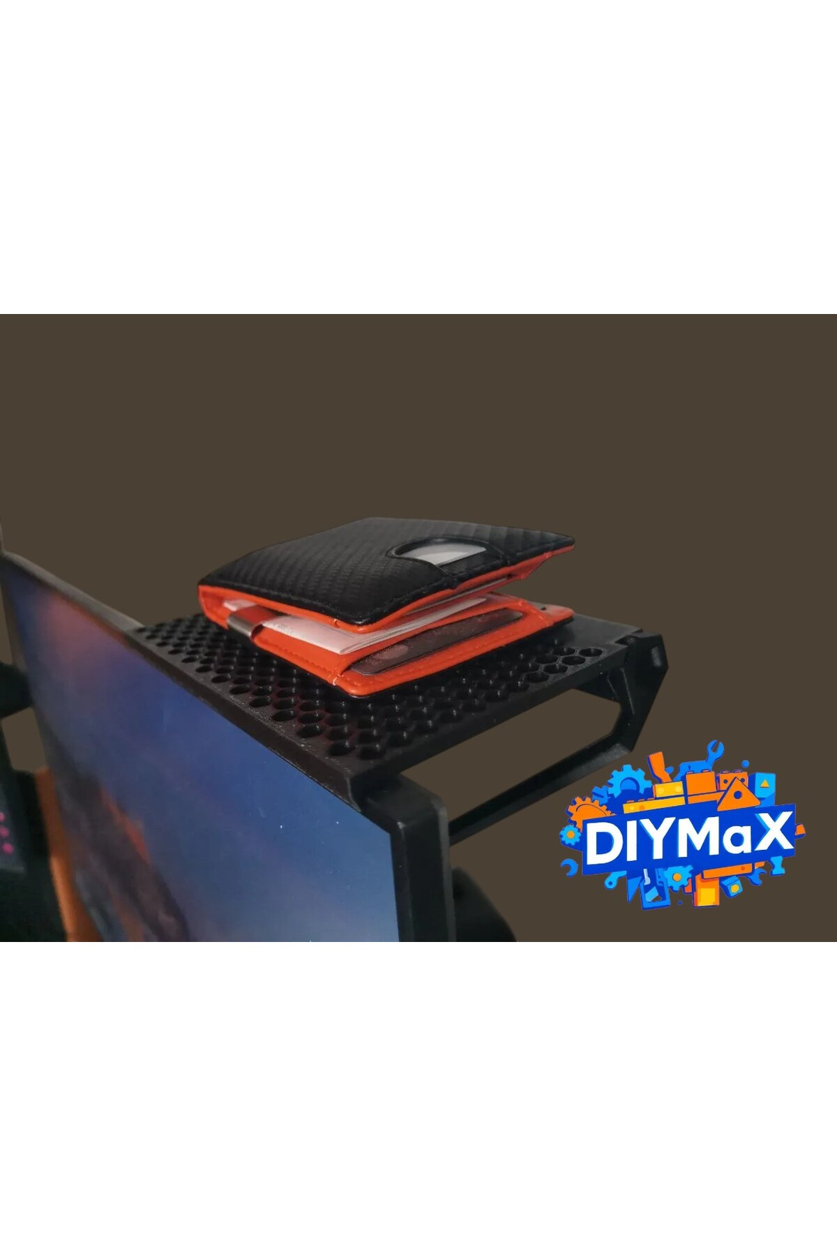 Ayarlanabilir Monitör & TV Üstü Raf – 15x8,5 cm Gamer Setup & Home Office Organizer Platform