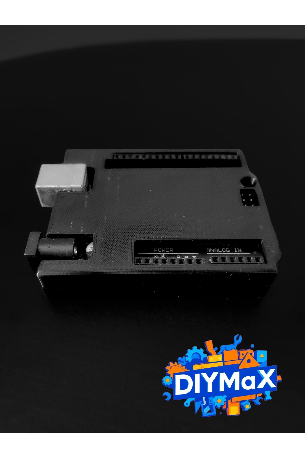 Kapaklı Arduino Uno Slim Montaj Kutusu | Koruyucu Plastik Kutu | Elektronik Proje Organizeri