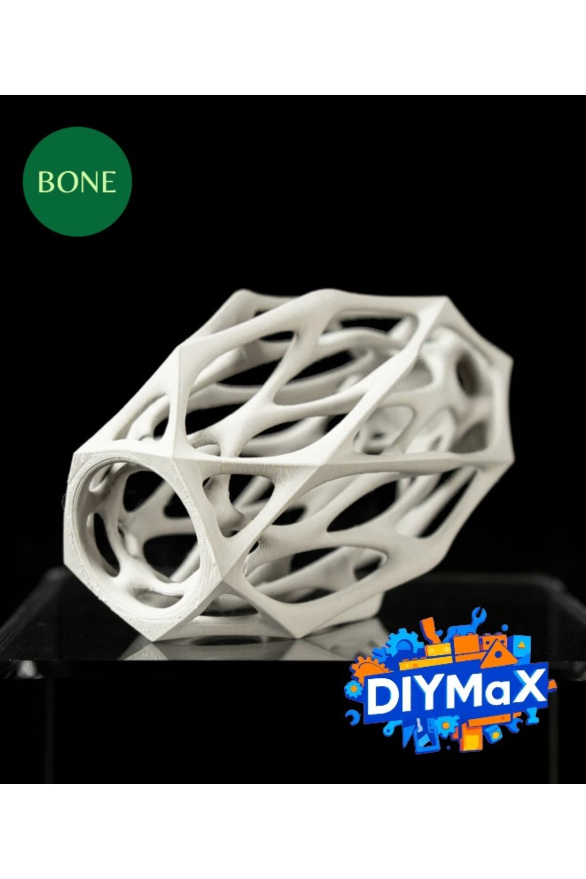 BONE Çiçeklik Vazo 20 cm – Modern Dekoratif Bitki & Çiçek Saksısı Salon Balkon Ofis