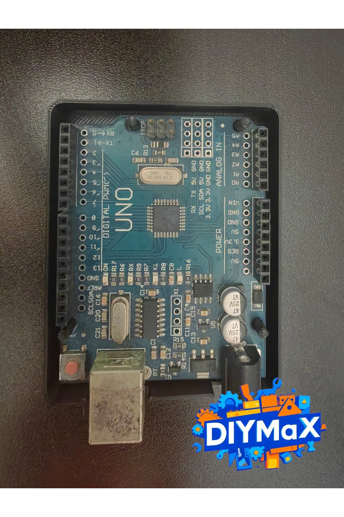 Kapaklı Arduino Uno Kutusu | Koruyucu Plastik Kutu | Elektronik P