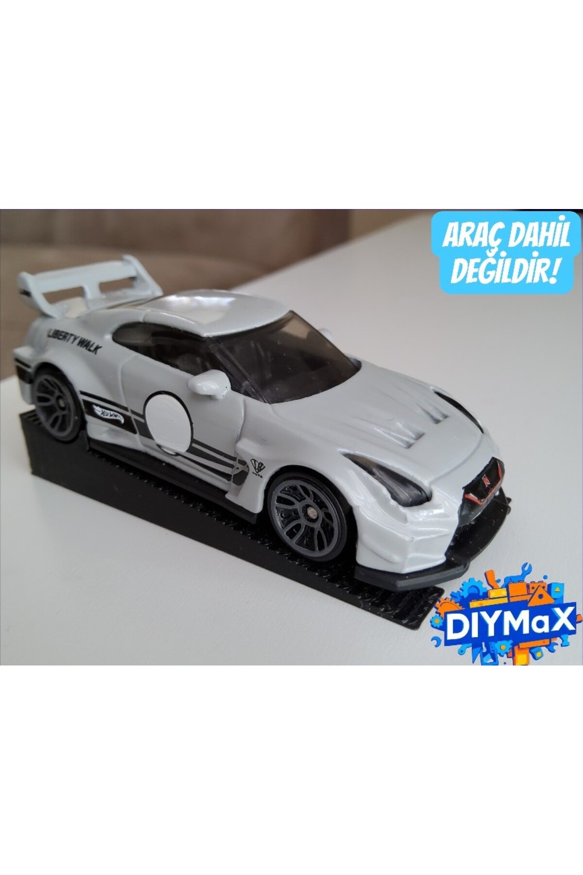 1/64 Ölçek Diecast Araba Rampa Standı – Koleksiyon Sergileme Platformu - 50 ADET